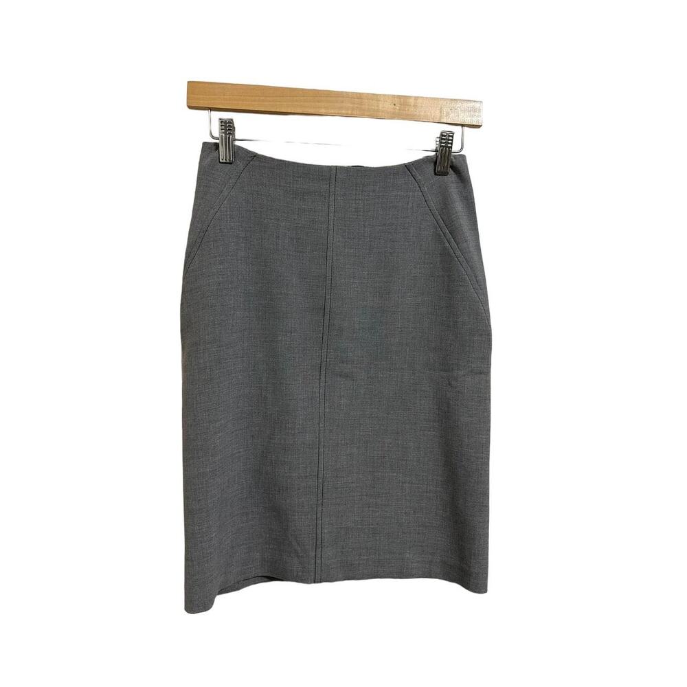 Trina Turk Gray Career Pencil‎ Skirt Size 0